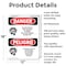 Signmission Safety Culture Sign, 12 in Width, Aluminum, Rectangle, Bilingual OS-2PACK-DS-A-1218-VS-1183 - alternate 6